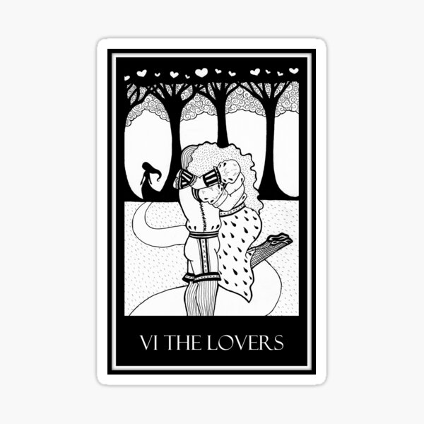 The Lovers (card form) Sticker