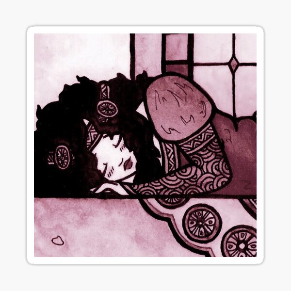 Snow (purple) Sticker
