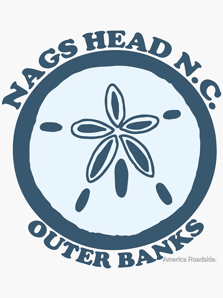 "Nags Head OBX." Sticker for Sale by ishore1 Redbubble