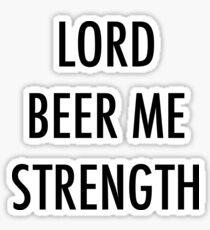 Pegatina Lord Beer Me Strength
