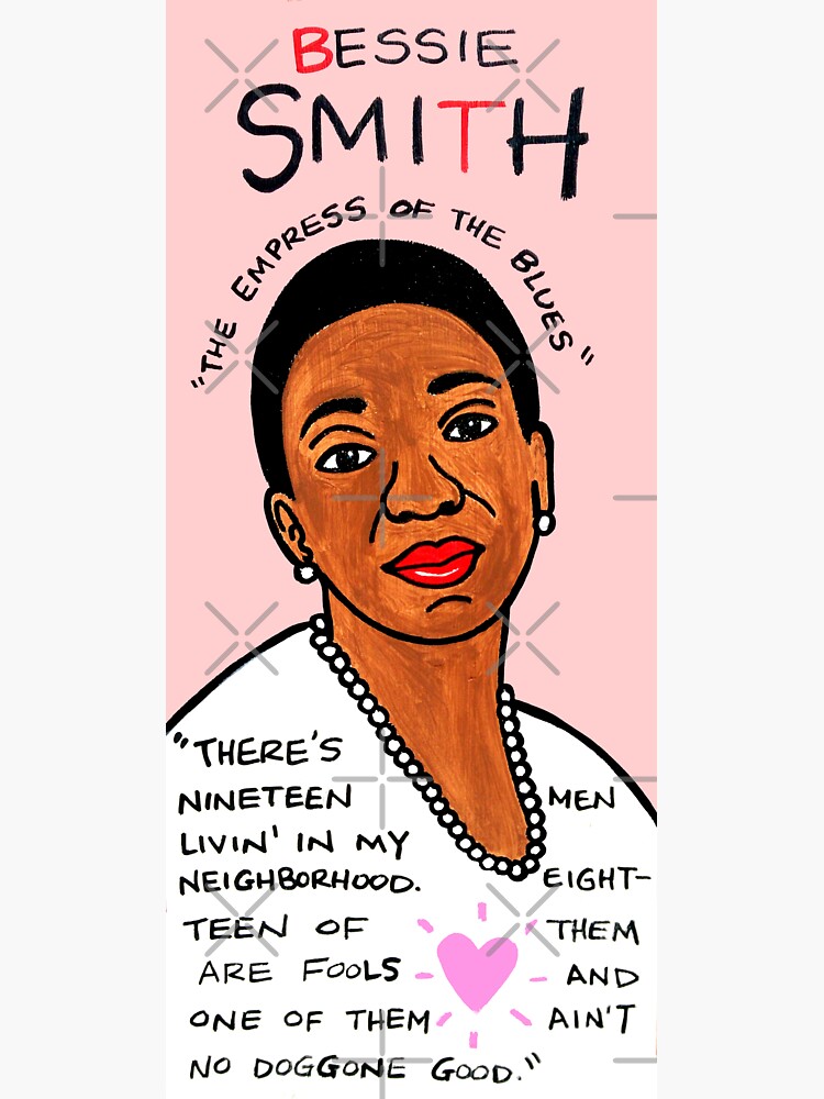 Bessie Smith Blues Folk Art by krusefolkart