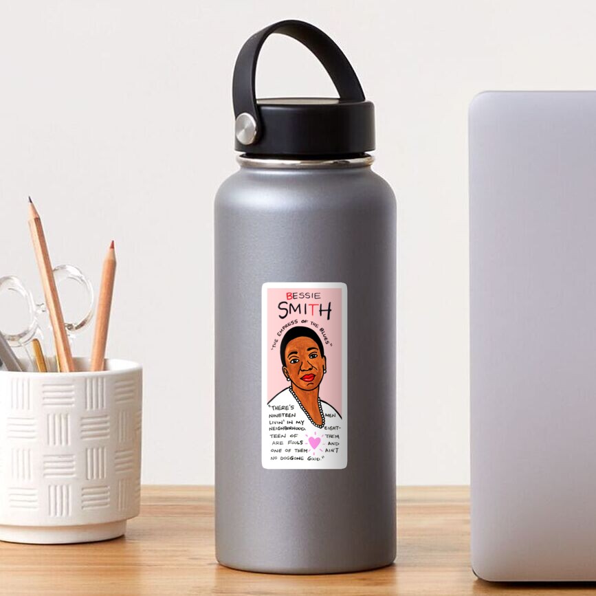 Bessie Smith Blues Folk Art Sticker