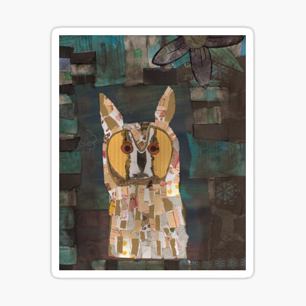 Long Eared Owl Sticker