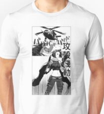 Camiseta unisex Fantasma en el manga de la concha