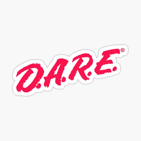 D.A.R.E t-shirt Sticker