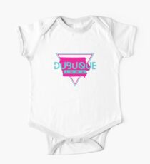 Dubuque Iowa-Andenken IA Retro Baby Body Kurzarm