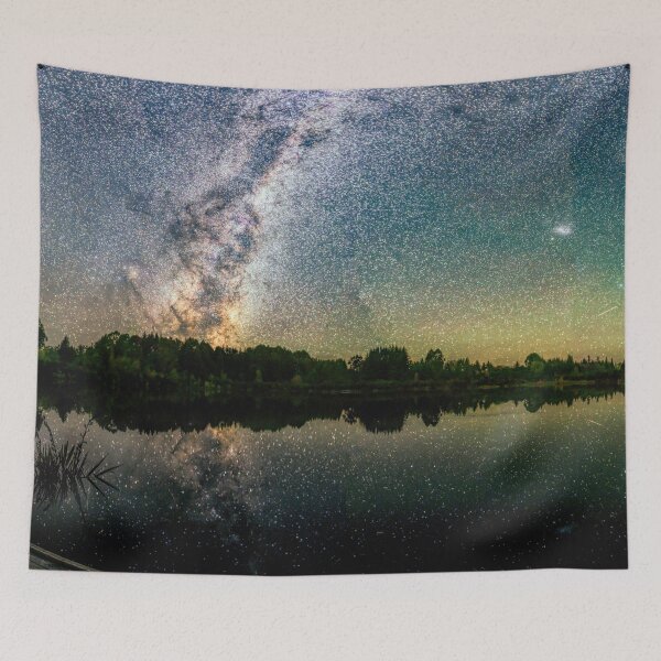 Item preview,  Henry Lake New Zealand Under Southern Hemisphere Skies By Olena Art.  designed and sold by Rocky Mountain Artistry.