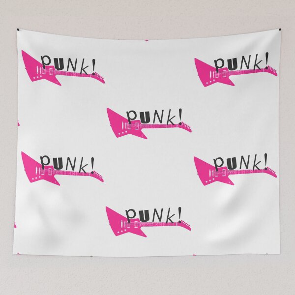 Item preview, PUNK! pink guitar - digital paint by Iona Art Digital designed and sold by IonaArtDigital.