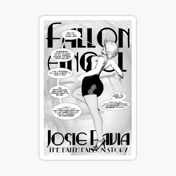 Faith Fallon Graphic Novel Page © Steven Pennella Sticker