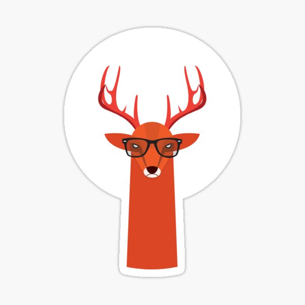 OHH DEER Sticker