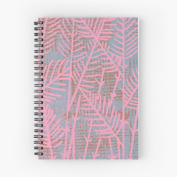 Artikelvorschau, Farne - handbedruckt - gedämpftes Rosa und Grau entworfen und verkauft von JudyWatson.