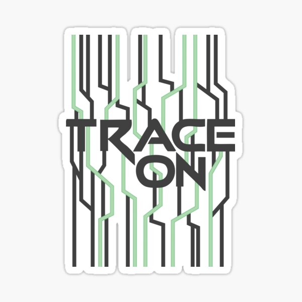 Aperçu de l'œuvre TRACE ON (fond noir) créée et vendue par Zoe Rowe-McQueen.