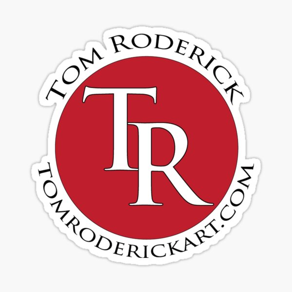 tomroderickart.com Sticker
