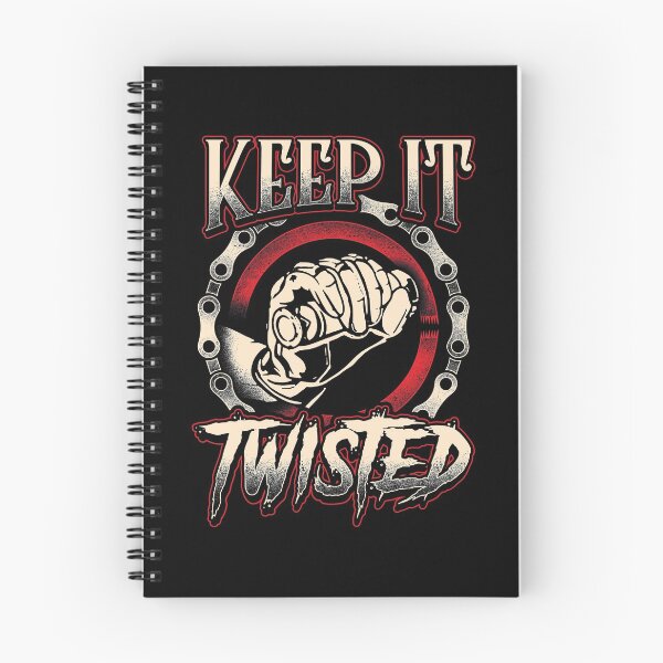 Item preview, Biker T-Shirt "Keep It Twisted" Funny Motorbike Gift designed and sold by festivalshirt.