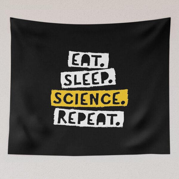 Item preview, Eat Sleep Science Repeat T-Shirt designed and sold by festivalshirt.