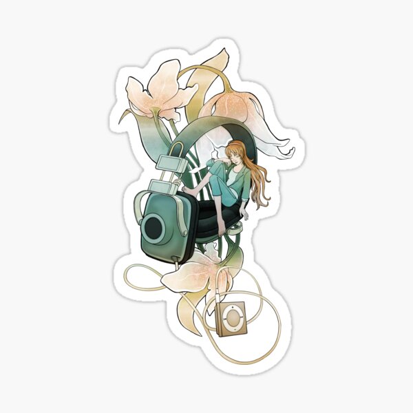 Thumbelina - Turquoise Sticker