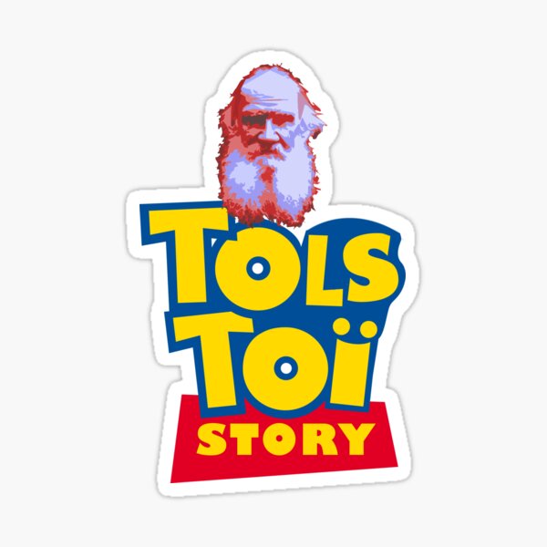 Histoire de Tolstoi Sticker