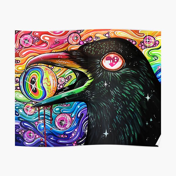GlitterCrow Poster