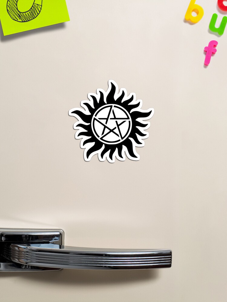 Supernatural Vinyl Decal Sticker Anti-Possession Symbol Sam Dean Winchester  Car