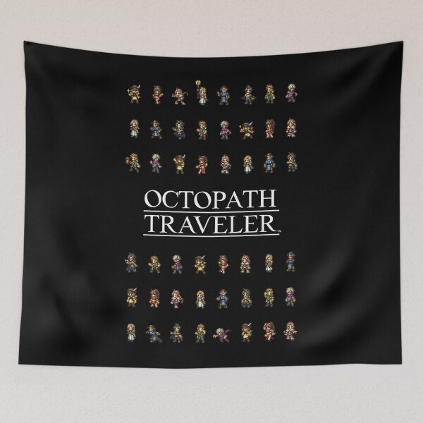 Artikelvorschau, Octopath Reisende Sprites entworfen und verkauft von iWumbo.