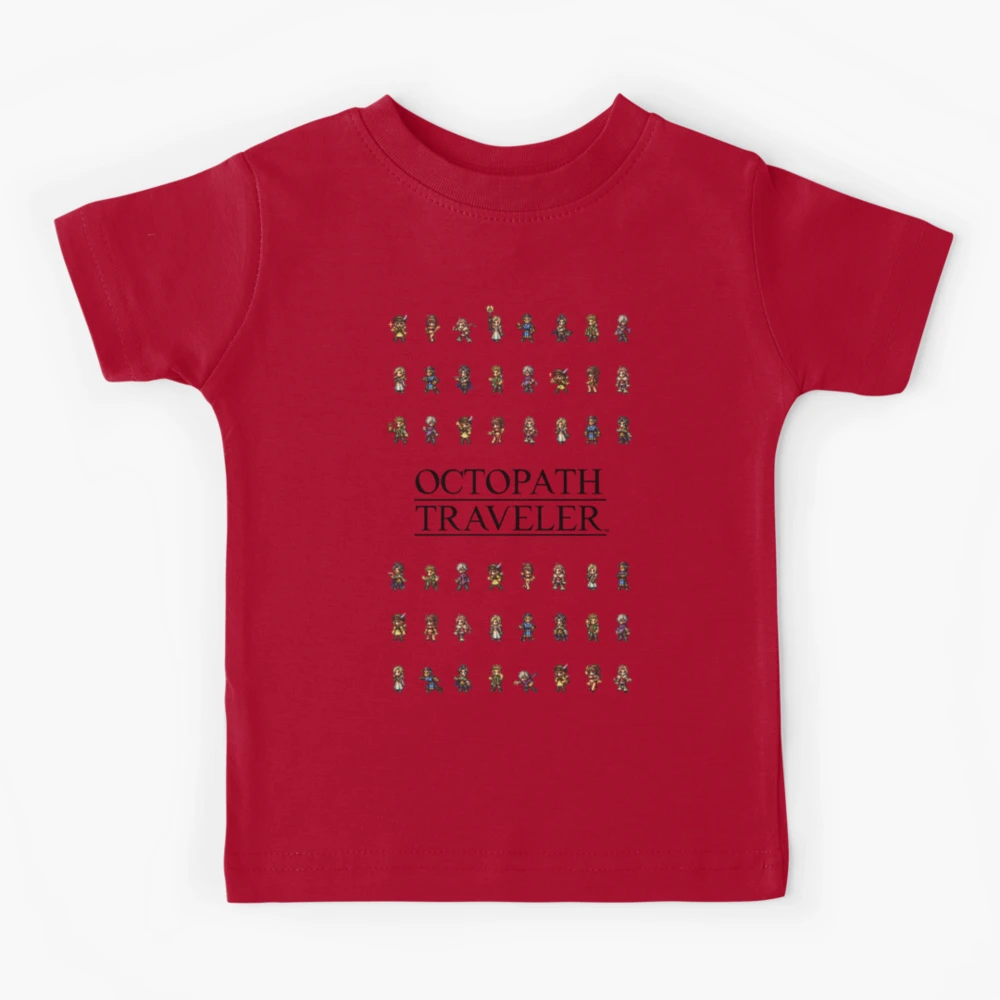 OCTOPATH TRAVELER Blu-ray Tシャツ Octopath Traveler Sprites