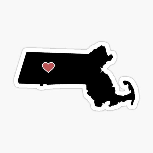 Amherst Heart Sticker