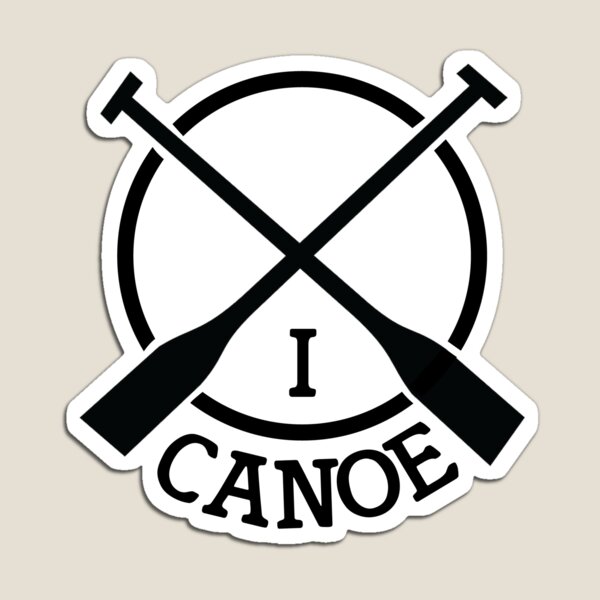 I Canoe Icon Magnet