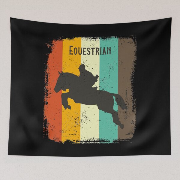 Item preview, Equestrian Retro 70s Vintage Horse Rider Gift designed and sold by cgocgy.