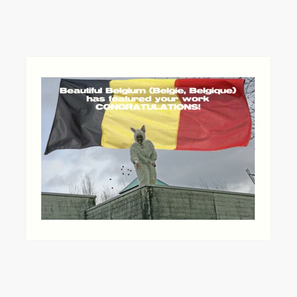 Paas Haas Banner Art Print