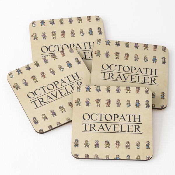 Item preview, Octopath Traveler Sprites on Parchment designed and sold by iWumbo.