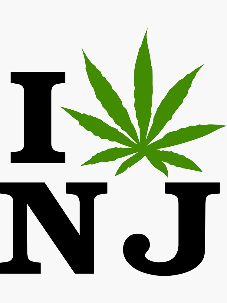 New Jersey Cannabis Sticker- New Jersey Decal – PhilaCarta