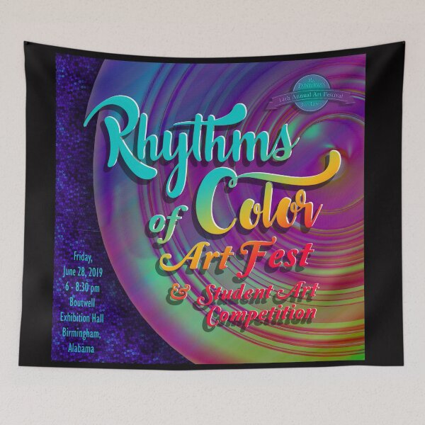 Item preview, Rhythms of Color Art Fest and Student Art Competition designed and sold by Elizabeth Ragona.