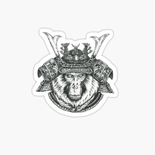 Snow Monkey Ronin Sticker