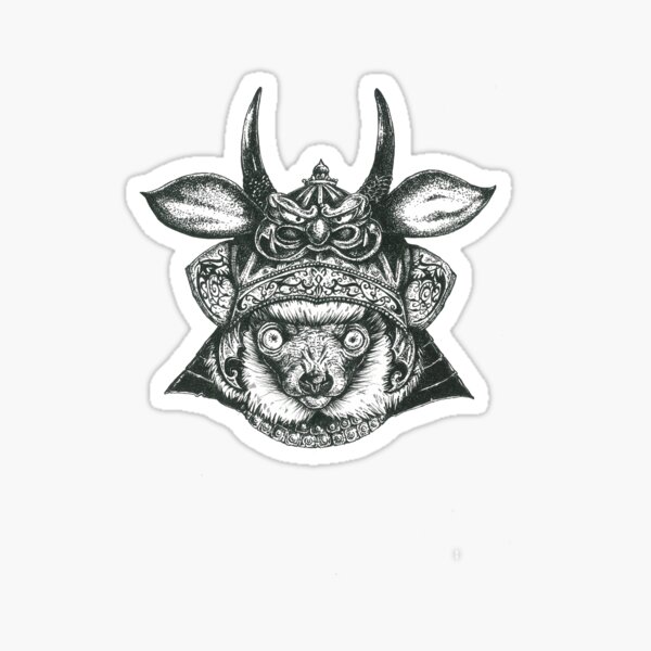 Lemur Ronin Sticker