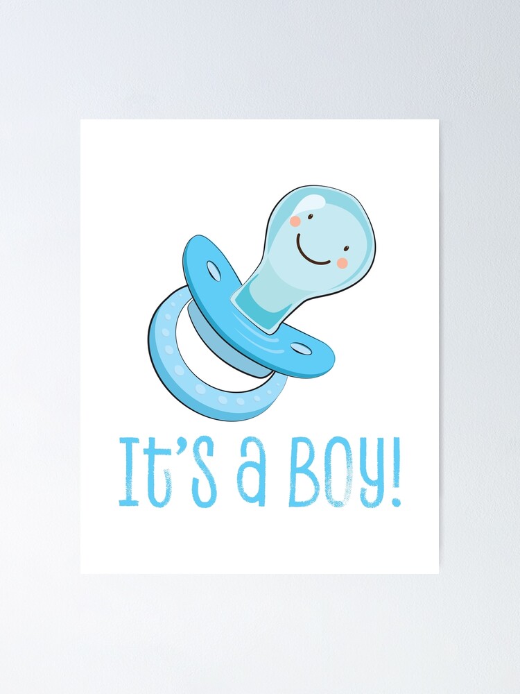 It's A Boy - Cute Gender Reveal Baby Shower Gift' Sticker