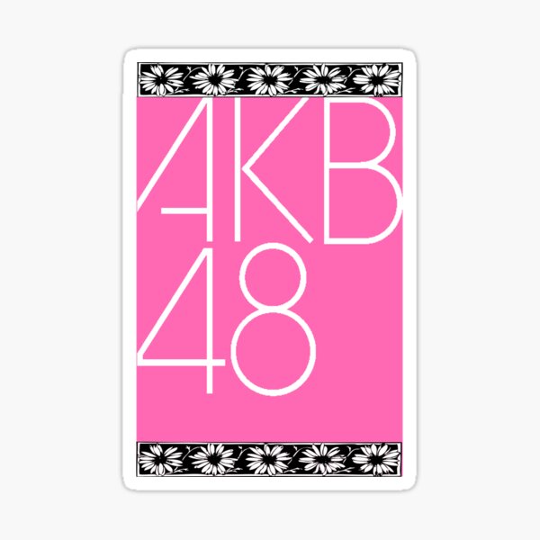 Akb48 Sticker For Sale By Know Yourself1 Redbubble