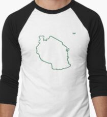 Tanzania “Citizen of the Earth” large Men's Baseball ¾ T-Shirt