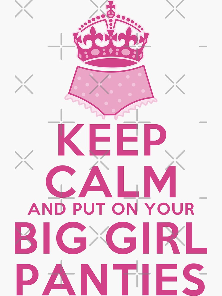 Put on Your Big Girl Panties Sticker Waterproof Sticker Laptop