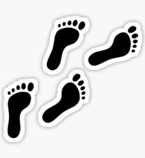 Baby Footprints Stickers | Redbubble