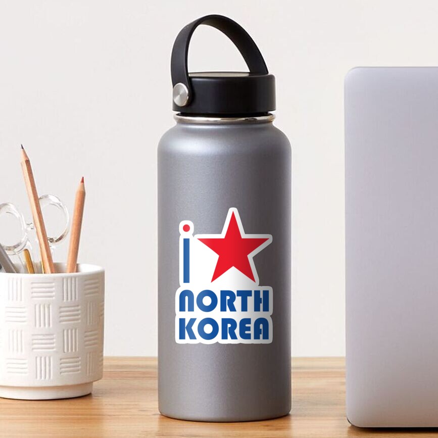 I LOVE NORTH KOREA T-shirt Sticker