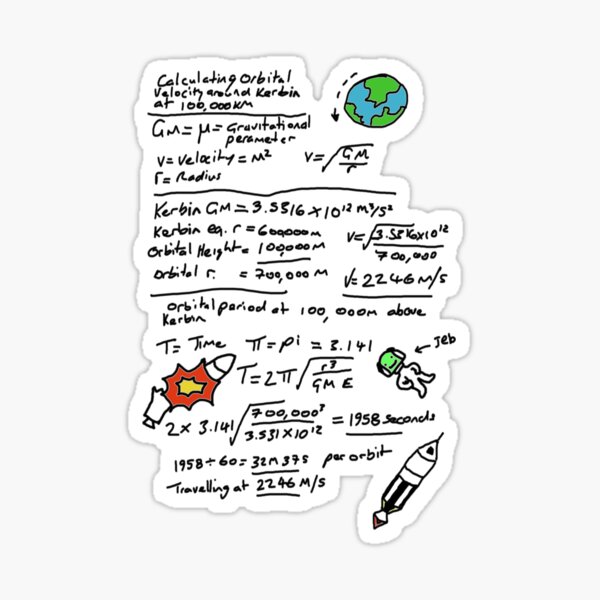Kerbal Orbit Science 1 Sticker