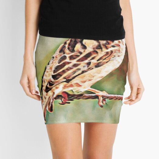 Rock Sparrow Glory | Painting Mini Skirt