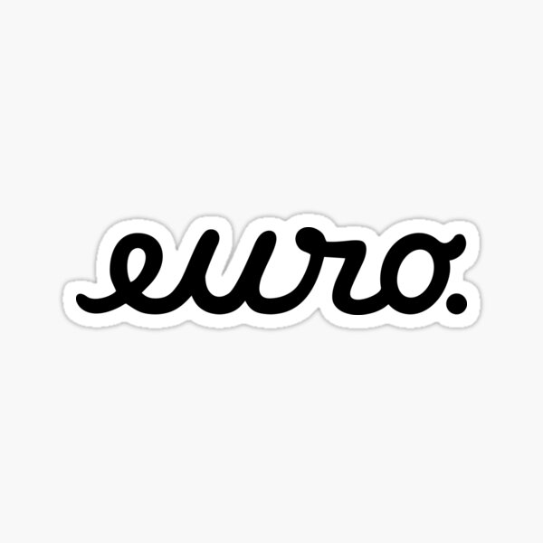 Euro Stickers for Sale