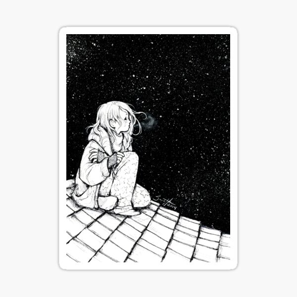 Star Gazing Sticker