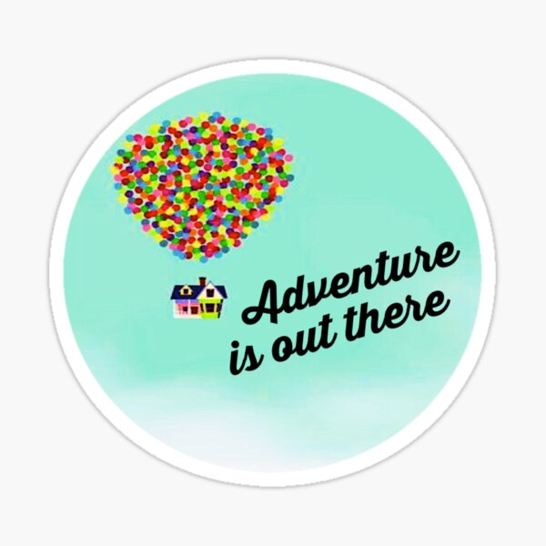 Adventure Inspired Custom Adventure is Out There Sticker Display Sticker  Art Travel Sticker Holder Travel Sticker Display 