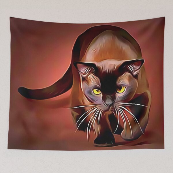 Item preview, Chocolate Siamese Cat designed and sold by Sunleil.