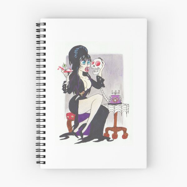 Item preview, Elvira Holding A Martini Cartoon Art designed and sold by dangleberry.