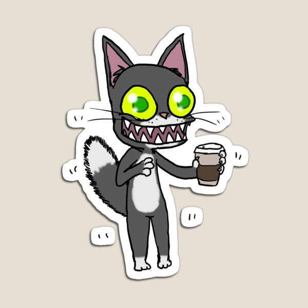 Coffee Cat Magnet