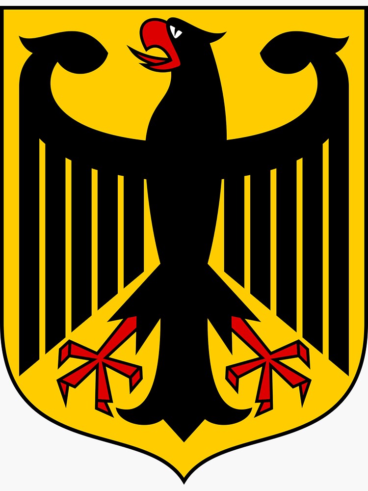 Thumbnail 3 von 3, Sticker, Wappen von Deutschland designt und verkauft von abbeyz71.