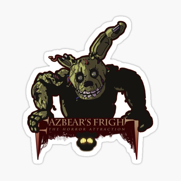 Happiest Day FNAF 3 Minigames Sticker for Sale by EdgeL0rd101